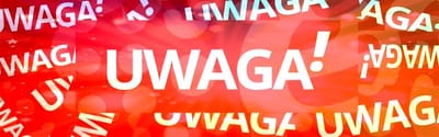 UWAGA! | ATTENTION! image