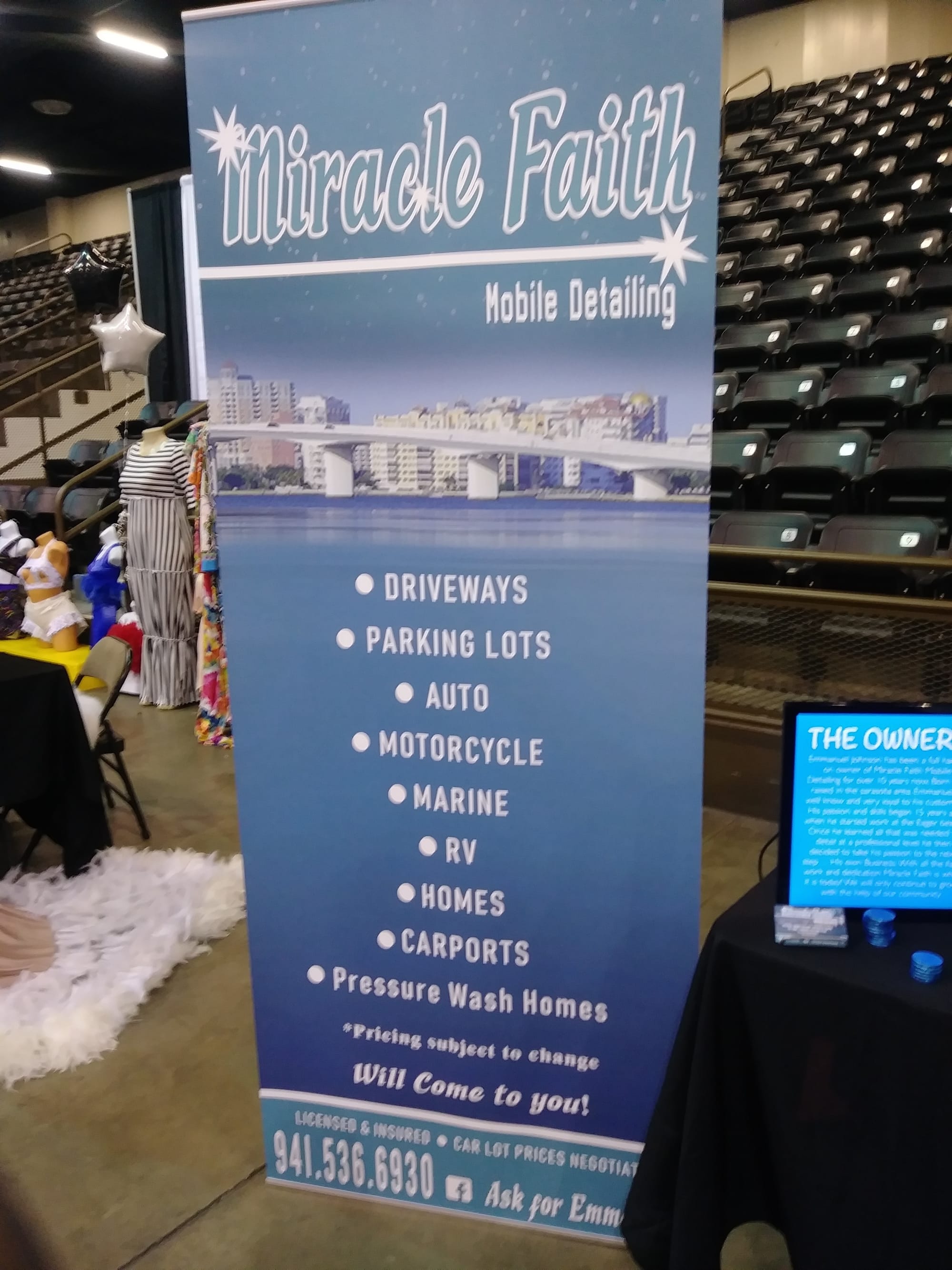 33"x85" Banner