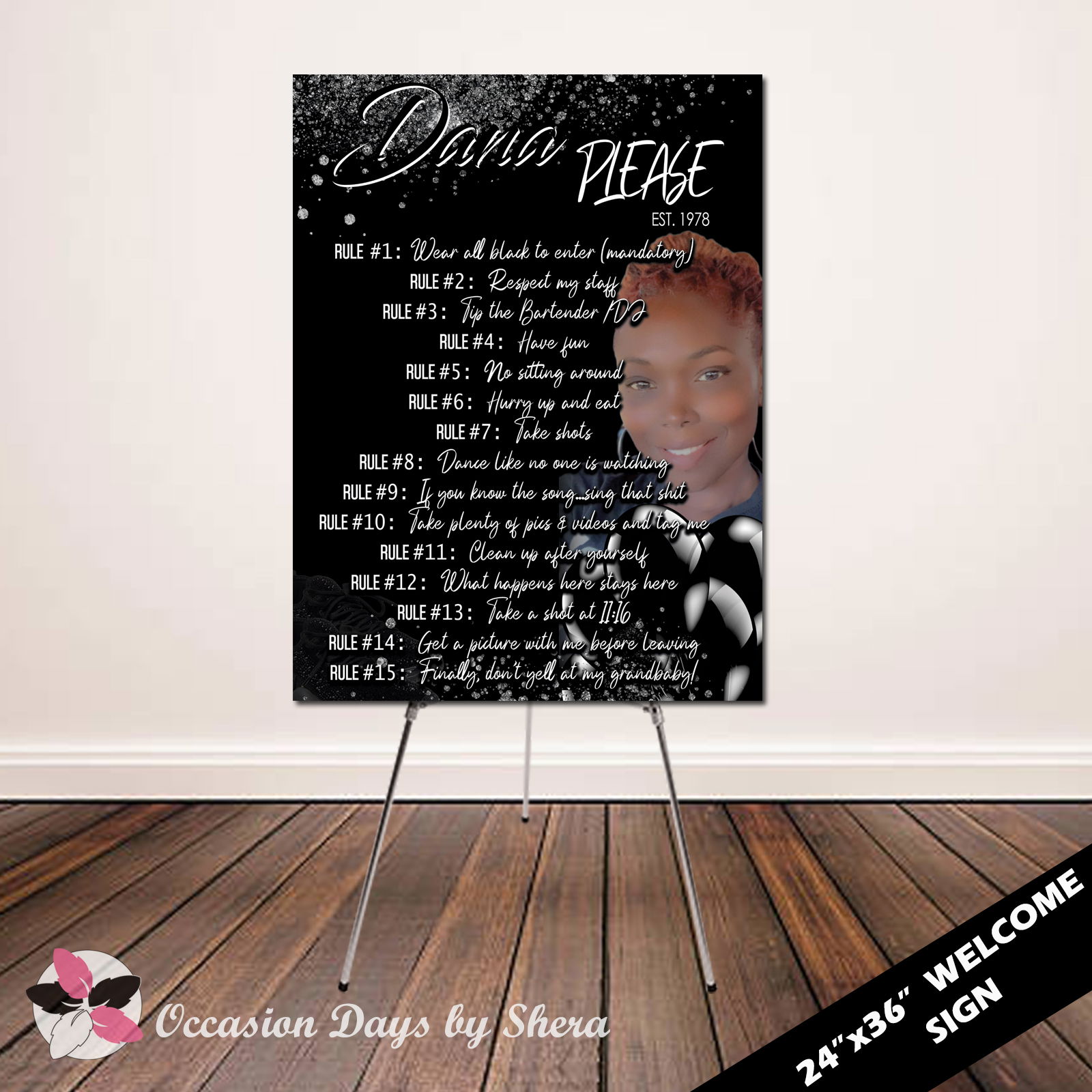 24x36 Welcome Sign on Foam Board