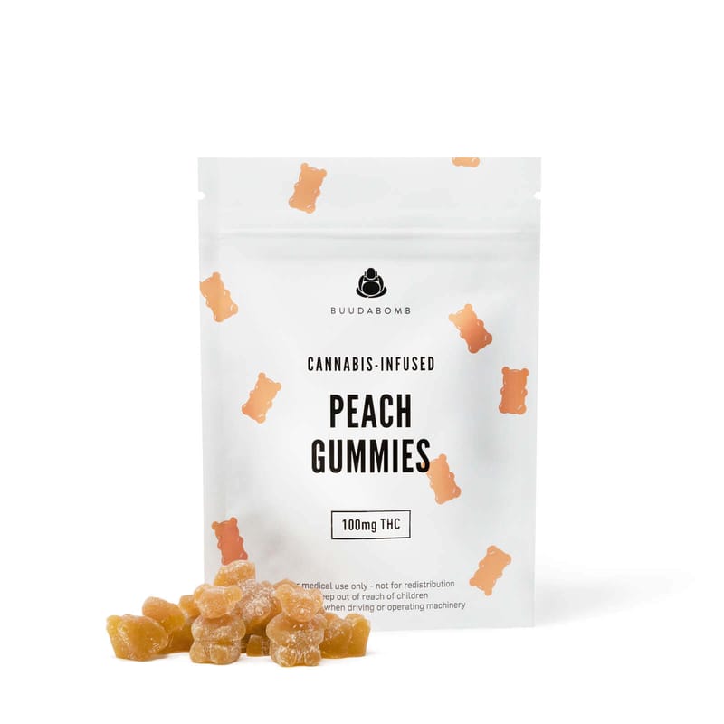 BUUDABOMB - PEACH GUMMIES