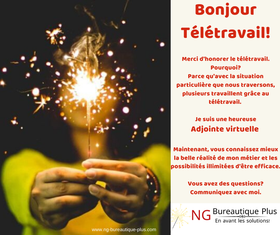 Vive le Télétravail!