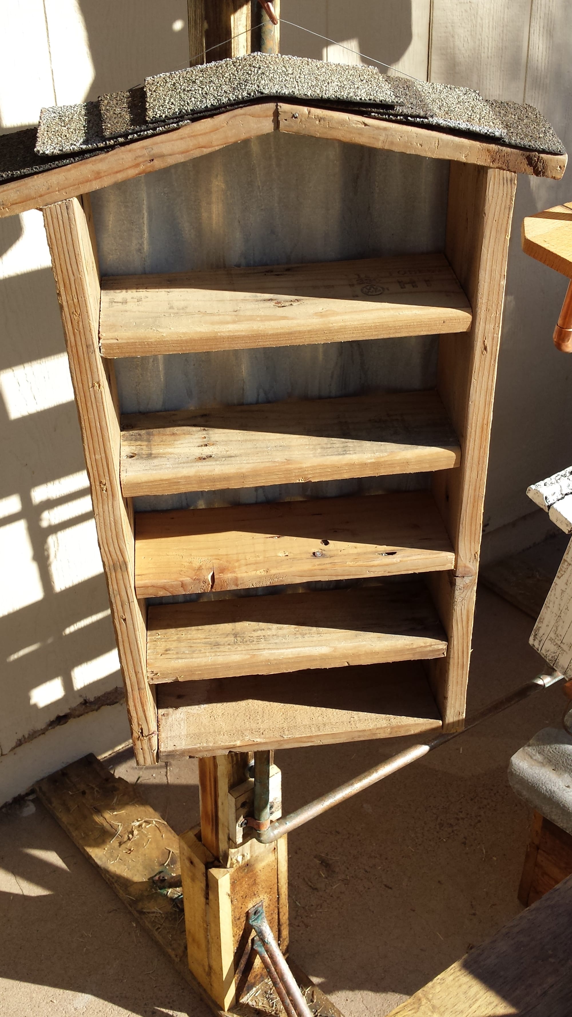 Weathered spice/curio wall boxes