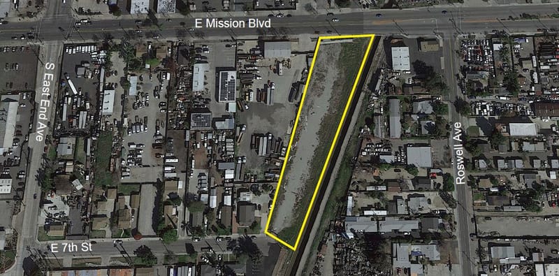 1.63 Acres For Lease Short Term in Pomona, CA