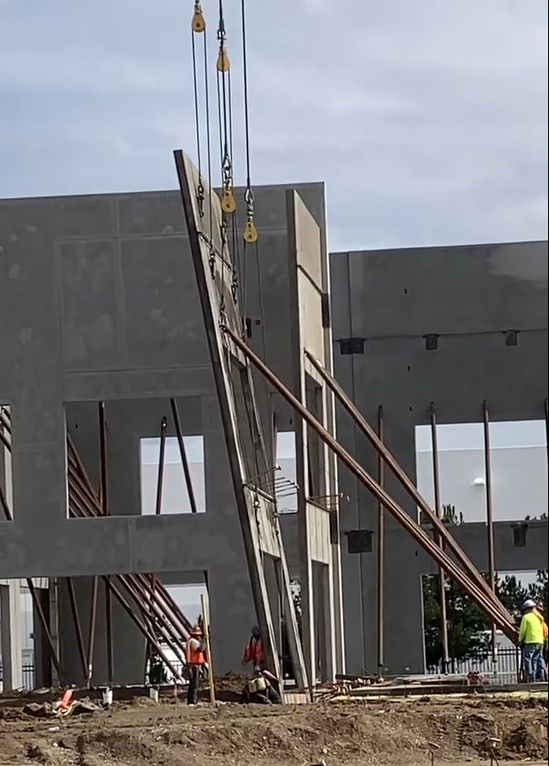 Walls Tilted at Douglas Park
