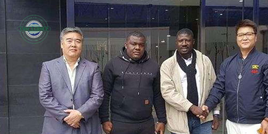 COSCA CEO Mr.Worzie and BMC Trading Korea Chief Moung Yun Yoo and Team