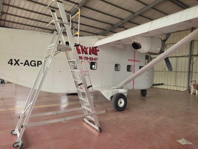 הספקת סולם תחזוקה לשרות התעופה של מגן דוד אדום