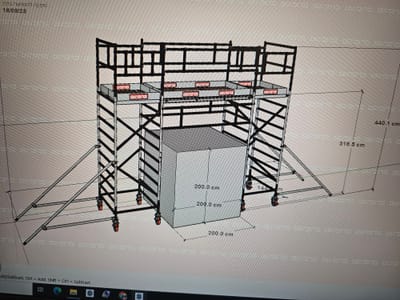 בטיחות ופיגומים ניידים באתרי בניה בישראל