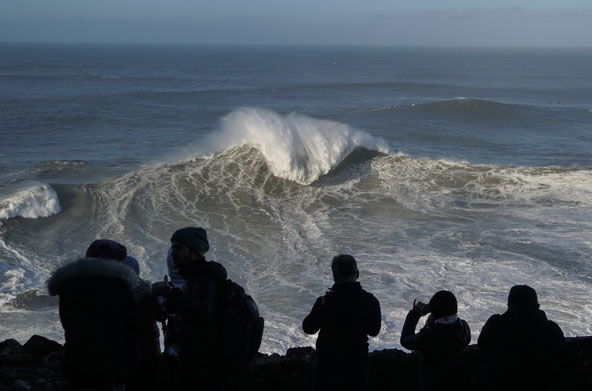 The big wave, Nazare, Portugal, 2017