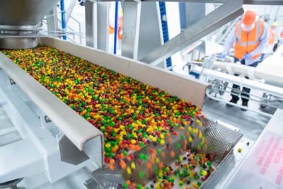 Production of skittles image
