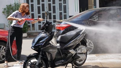 May rua xe mini gia dinh gia tot