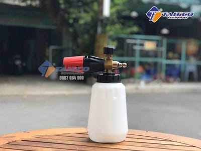 Ban binh bot tuyet mini cam tay