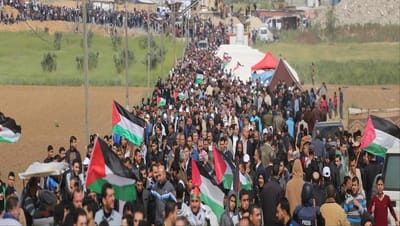 مسيرة العودة فرصة ذهبية للشاب الفلسطيني لقيادة المرحلة النضالية القادمة