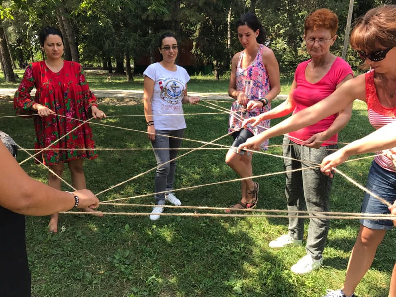 Training outdoor organizat in cadrul proiectului "Extinderea conceptului educational RODACIE in cadrul creselor si gradinitelor din Sectorul 1". 29.08. 2017. Caldarusani
