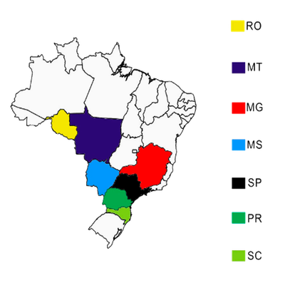 Regiões de atuação image
