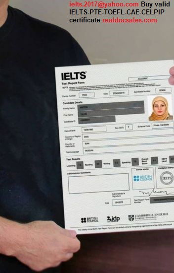 Skype: ielts.2017) Genuine IELTS Certificate Online Without Exam, Original IELTS Certificate, Buy original ielts certificate online for immigration,  Original IELTS Certificate without test, Buy original ielts certificate online in India, Buy Original ielts certificate for sale without exam,