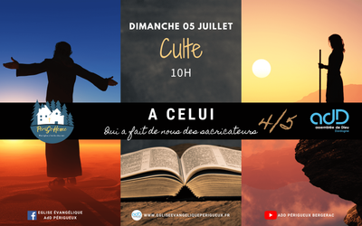 2020.07.05 - Culte EN DIRECT du dimanche 05 juillet 2020