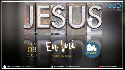 2020.11.08 - Culte du dimanche 08 novembre 2020