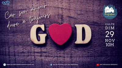 2020.11.29 - Culte du dimanche 29 novembre 2020