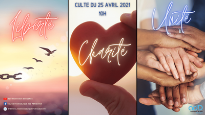 2021.04.25 - Cult Périgueux - Libertad, Caridad, Unidad