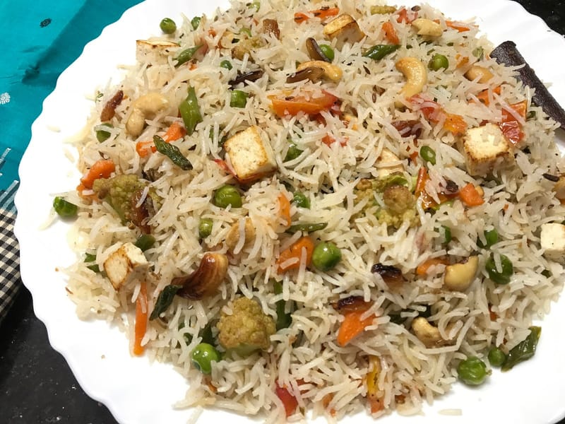 Navrattan Biryani (Vegetable)