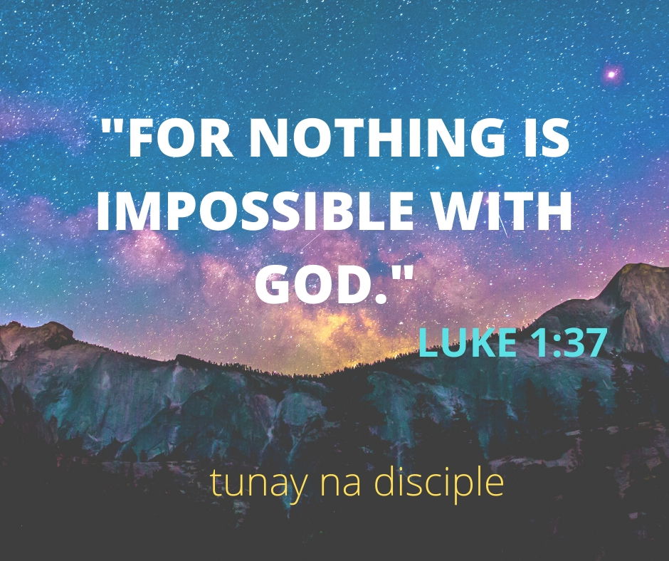 NOTHING IS IMPOSSIBLE WITH GOD