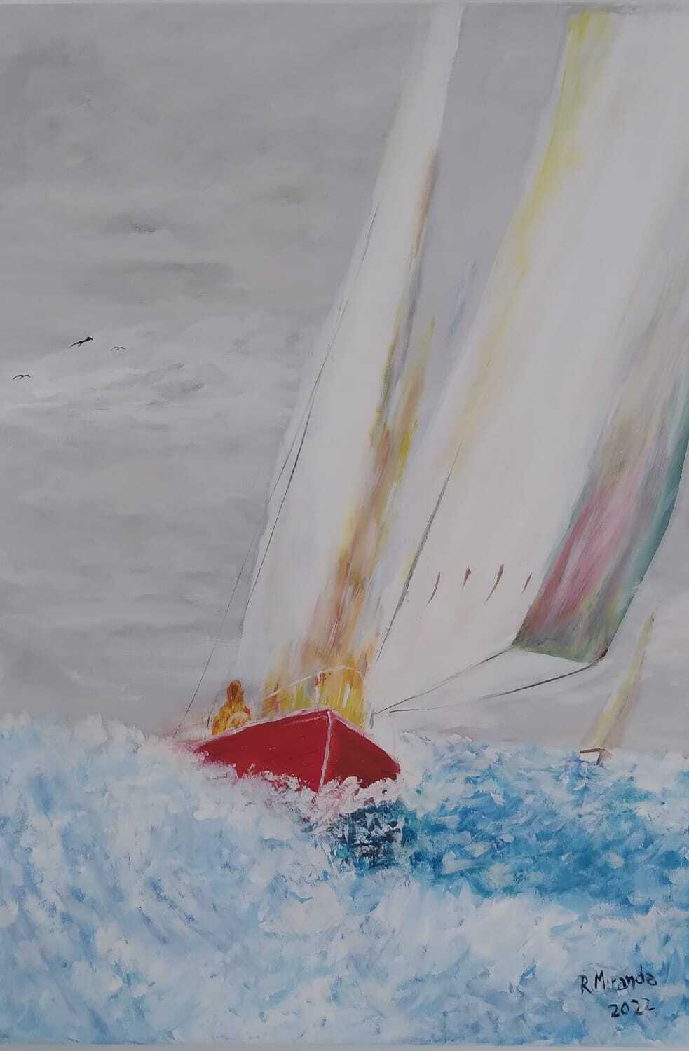 Primera pierna Óleo 80 x 60.   VENDIDO