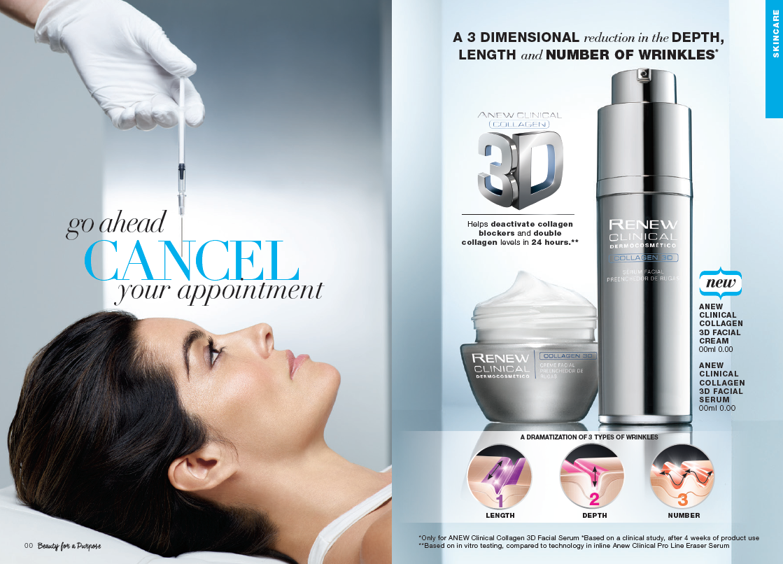 AVON 3D COLLAGEN GLOBAL LAUNCH