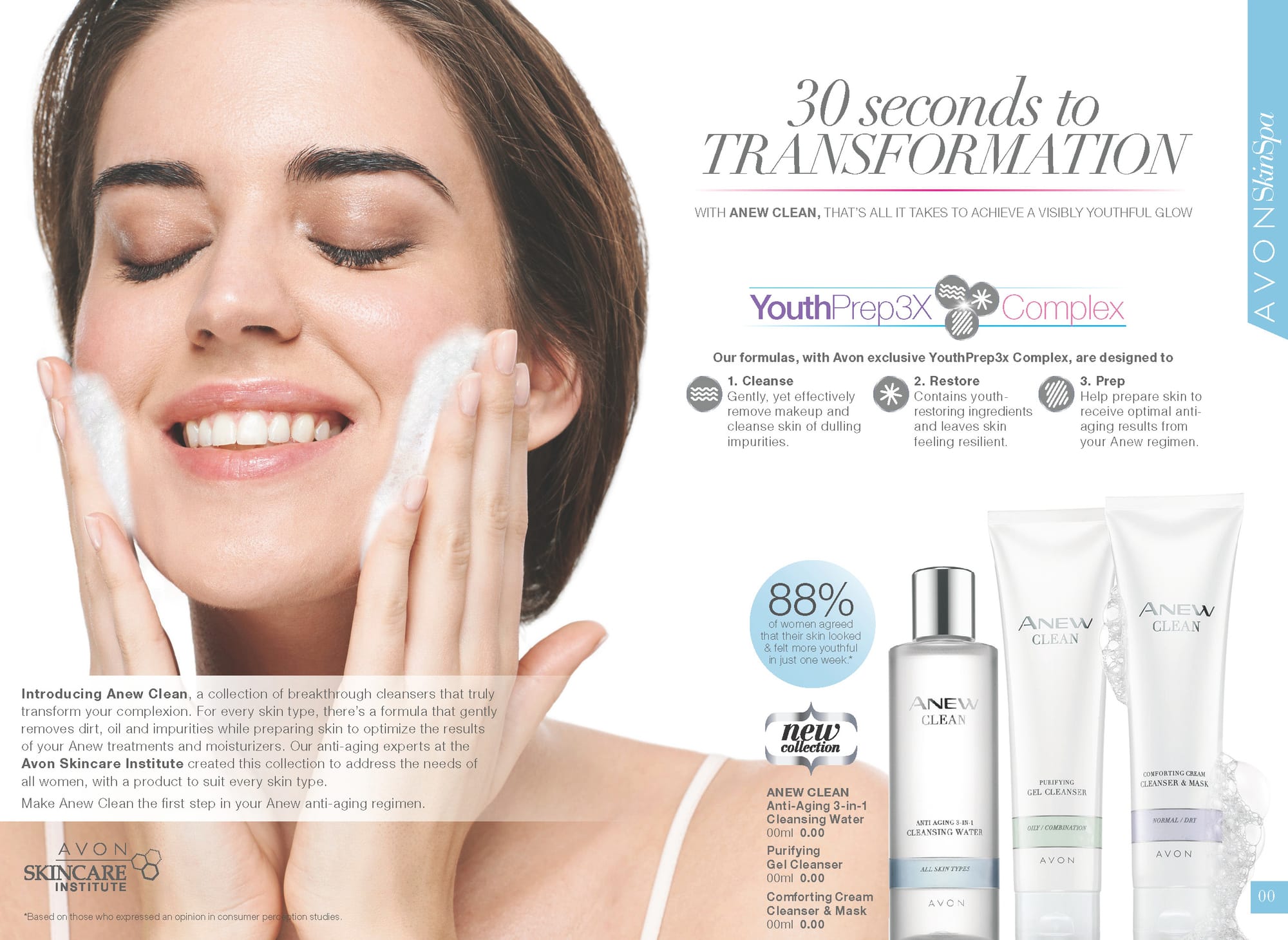 AVON ANEW CLEAN GLOBAL LAUNCH