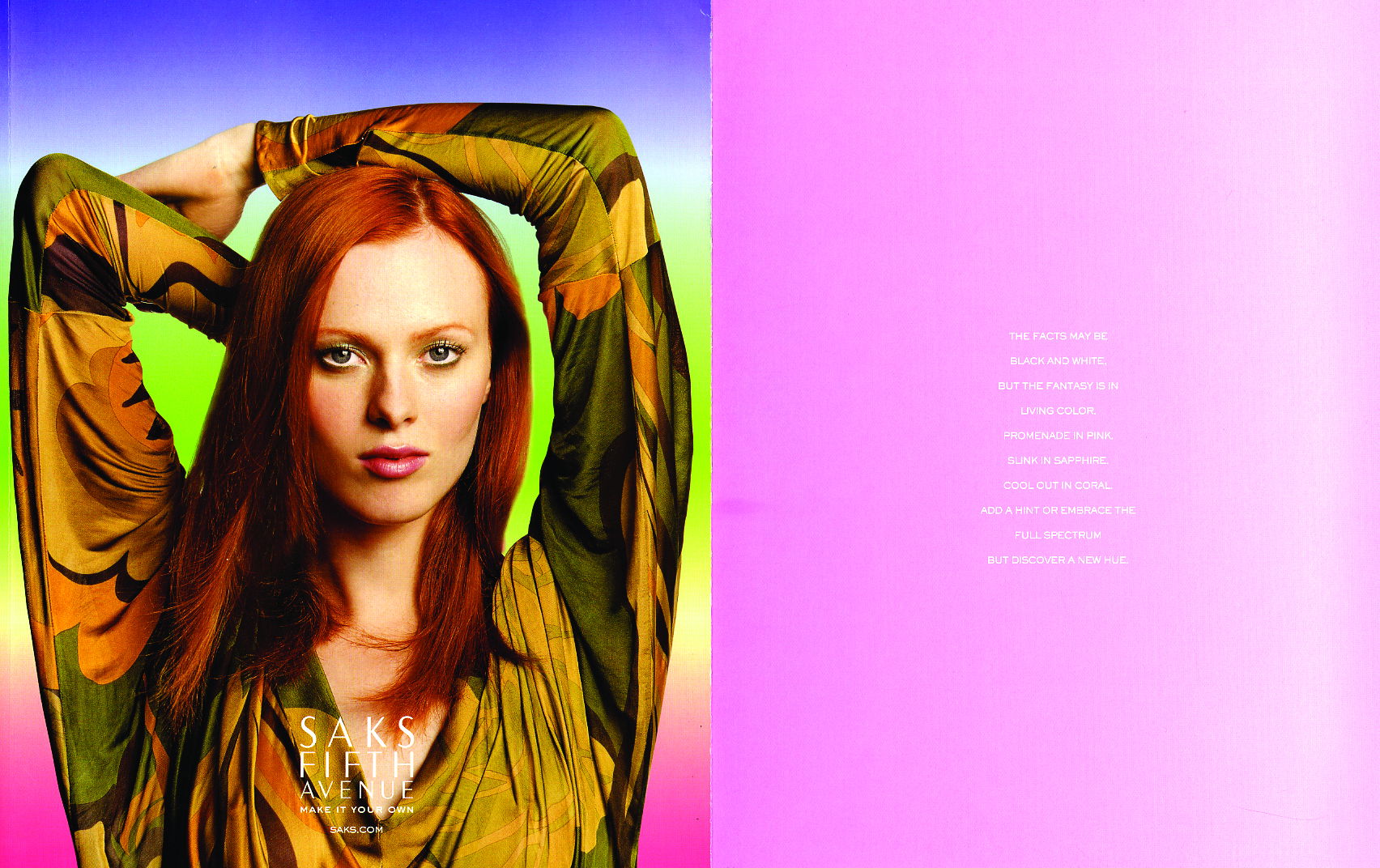 SAKS FIFTH AVENUE COLOR STORY