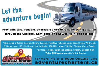 New intercity bus service with routes out of Kamloops rolling next month