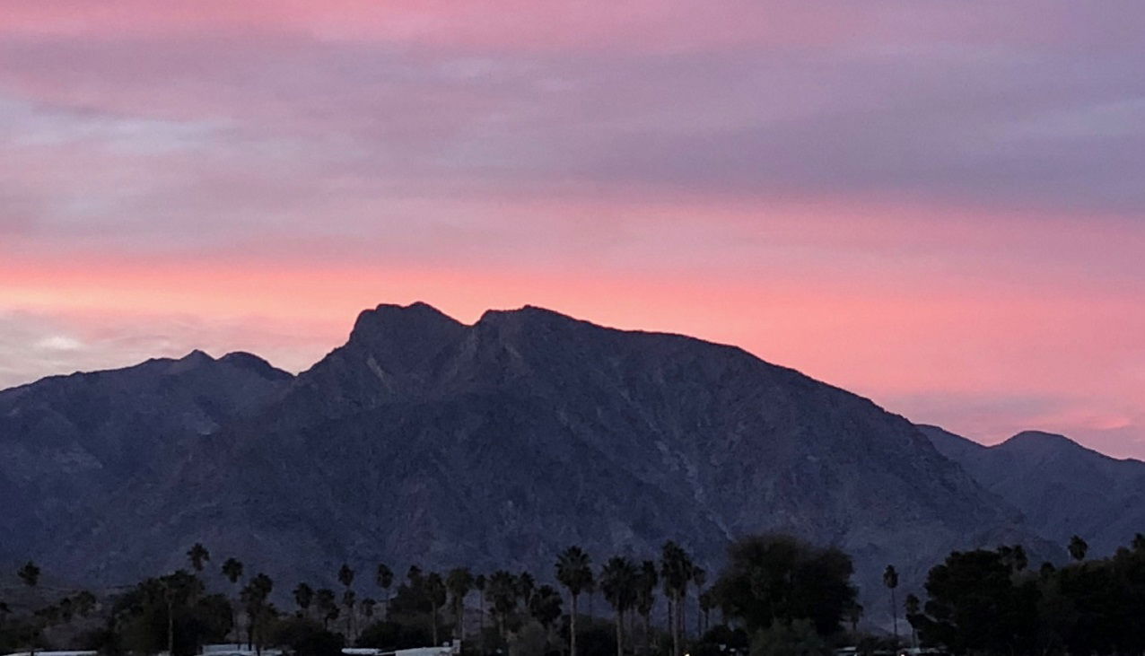Finally, sunset over Indian Head from our front deck.
