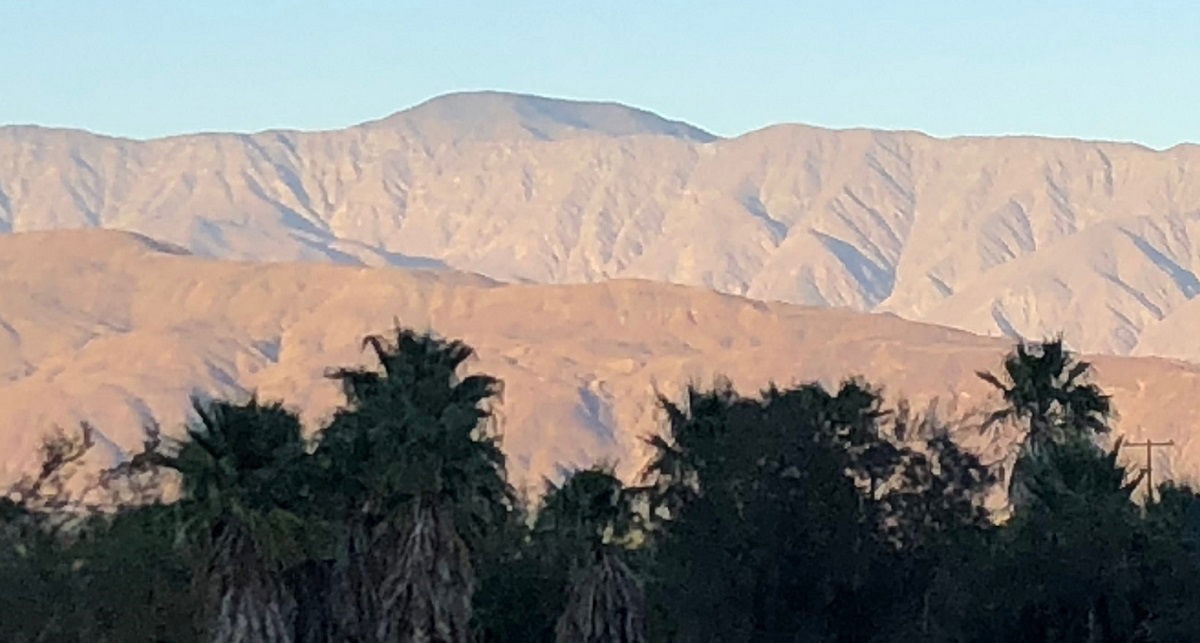 Watch the colors and the sunset change the Santa Rosa mountains from our front deck.