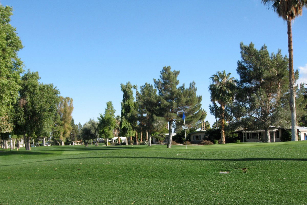 The executive golf course at the Roadrunner Club.
