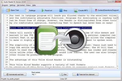 Intelligent Read Aloud an Email with Good Understandable Pronunciation or Speech System and Text to  image