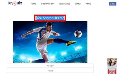 Can You Pass Though Football Quiz - Réponses/answers HeyQuiz