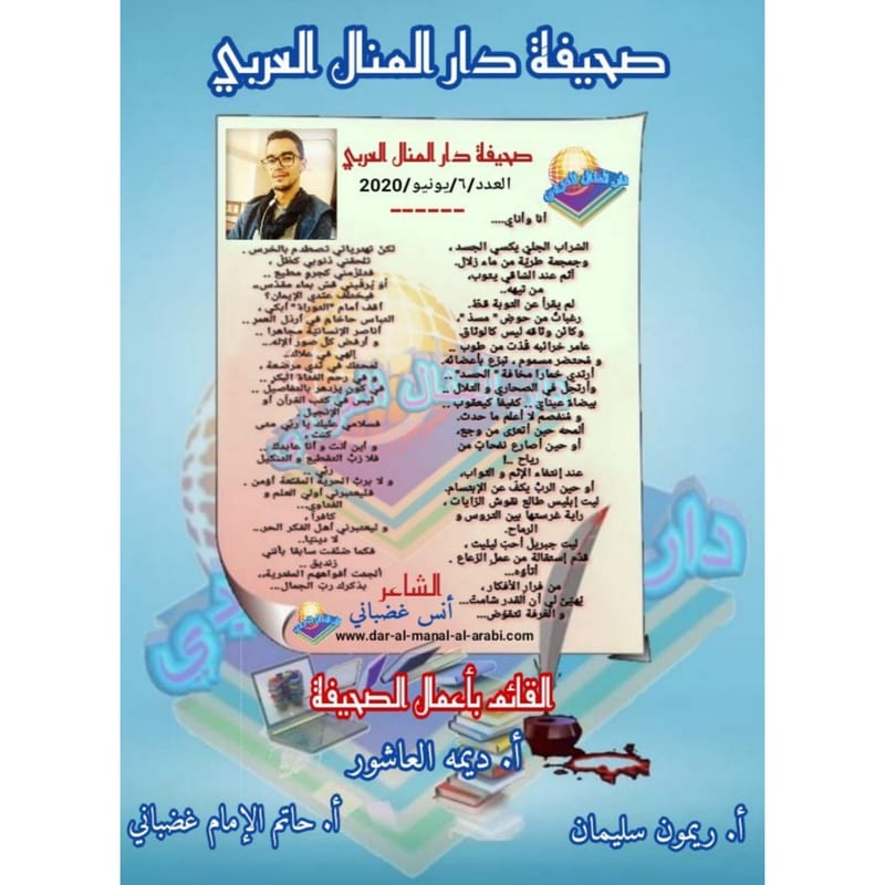 قصيدة ( أنا وأناي ) بقلم الشاعر : أنس غضباني