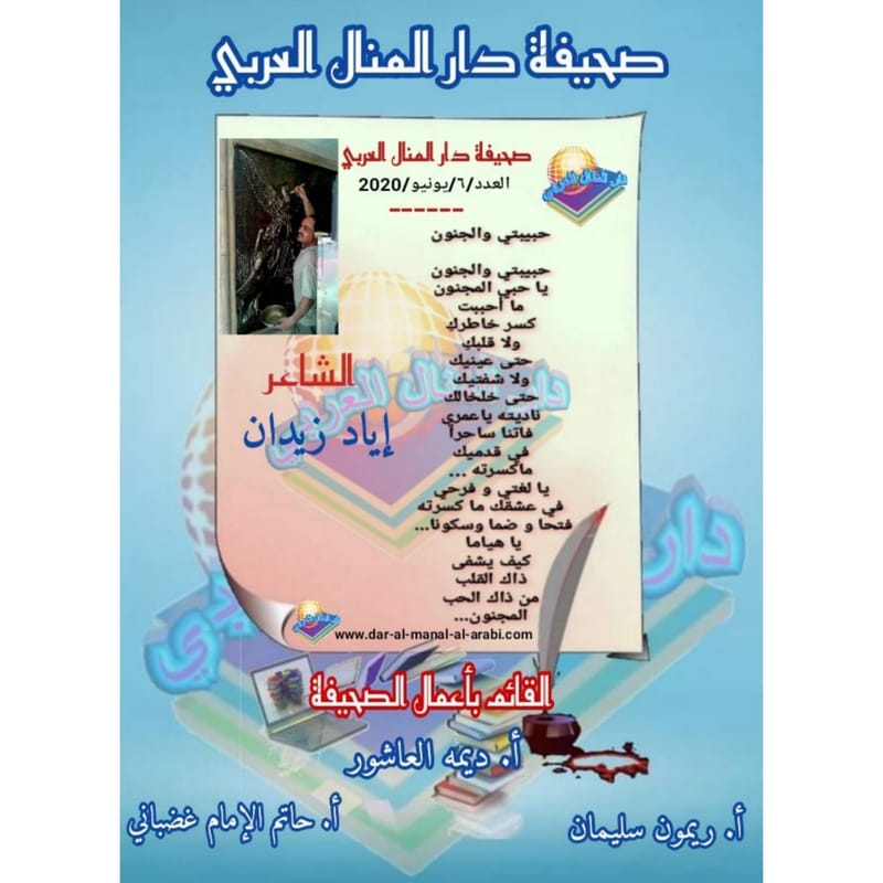 قصيدة ( حبيبتي والجنون ) بقلم الشاعر : إياد زيدان