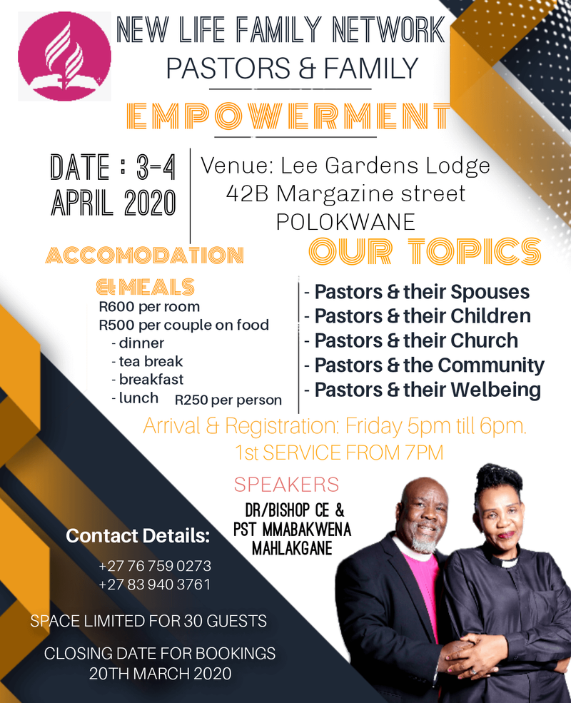 PASTORS & FAMILY EMPOWERMENT