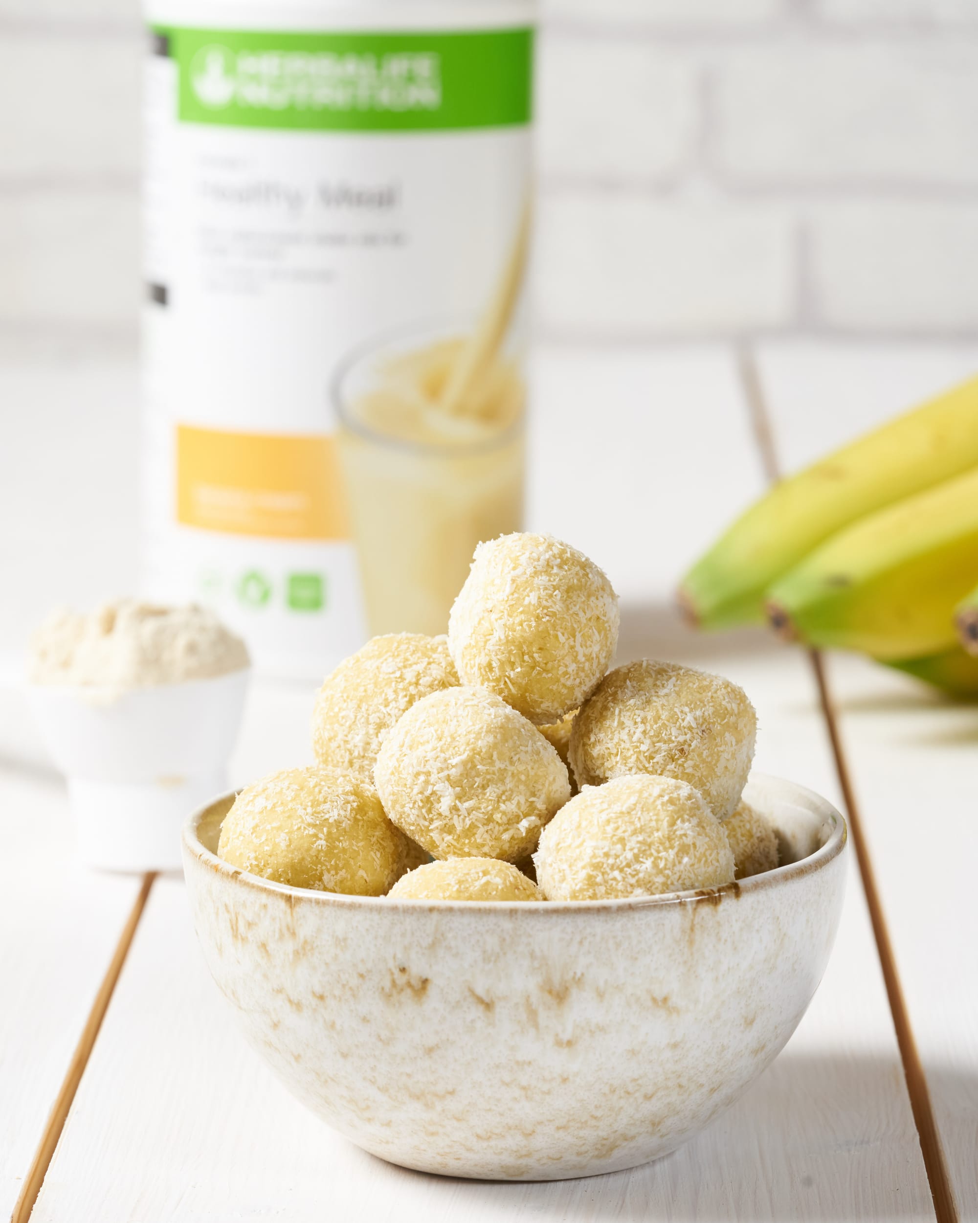 Banana Coconut Snowballs