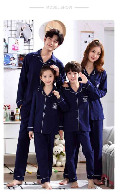2 meilleurs pyjamas de dessin animé de famille printemps été