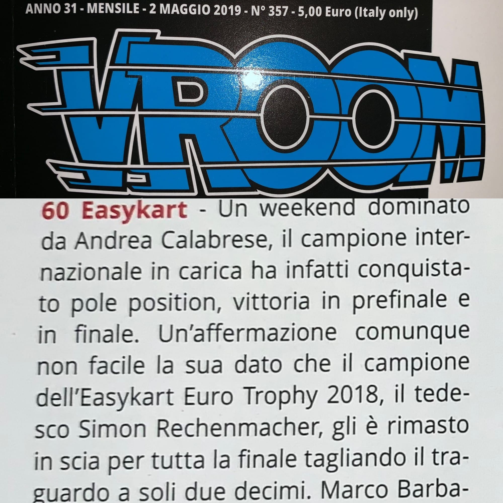 2 Maggio 2019 - Vroom