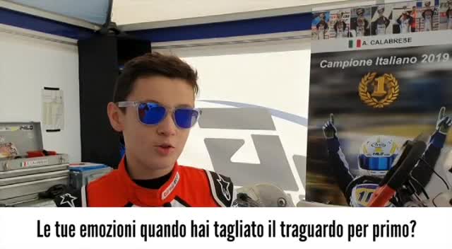 Intervista vittoria Campionato Nazionale 2019