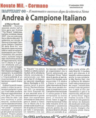 27 Settembre 2019 - Il Notiziario