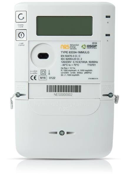 Gen 4 Model Single Phase Smart Meter