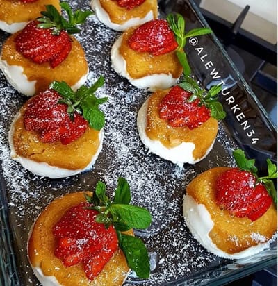 PORSİYONLUK MUHALLEBİLİ ETİMEK TATLISI