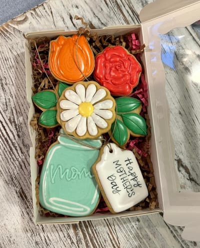 Mason Jar Flowers $60 per person