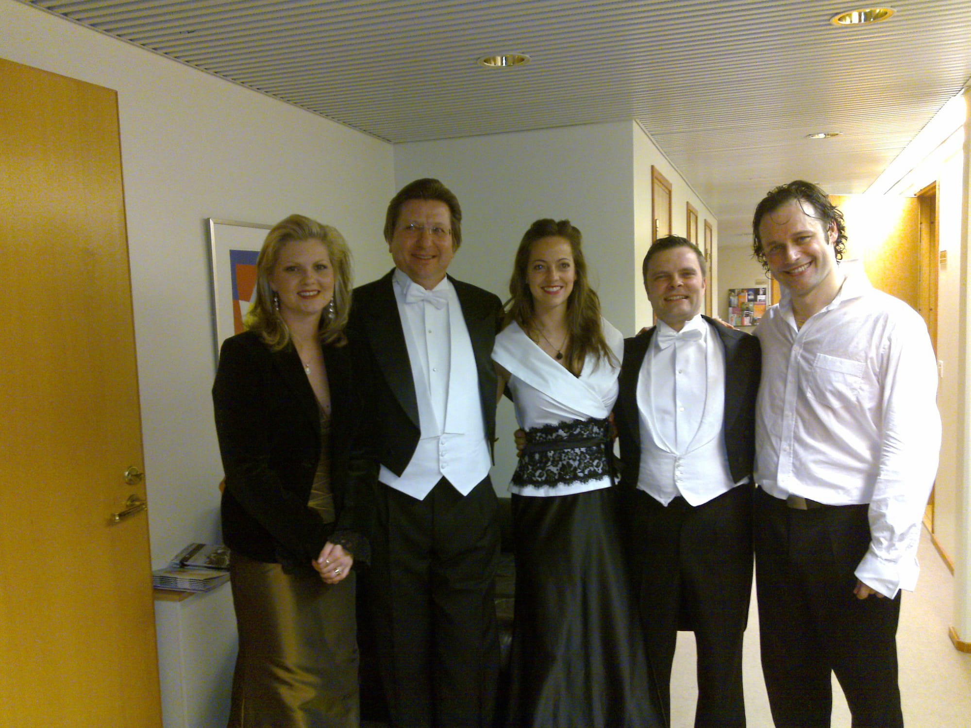 Après concert de la 9ième de Beethoven avec le KUOPIO SYMPHONY ORCHESTRA