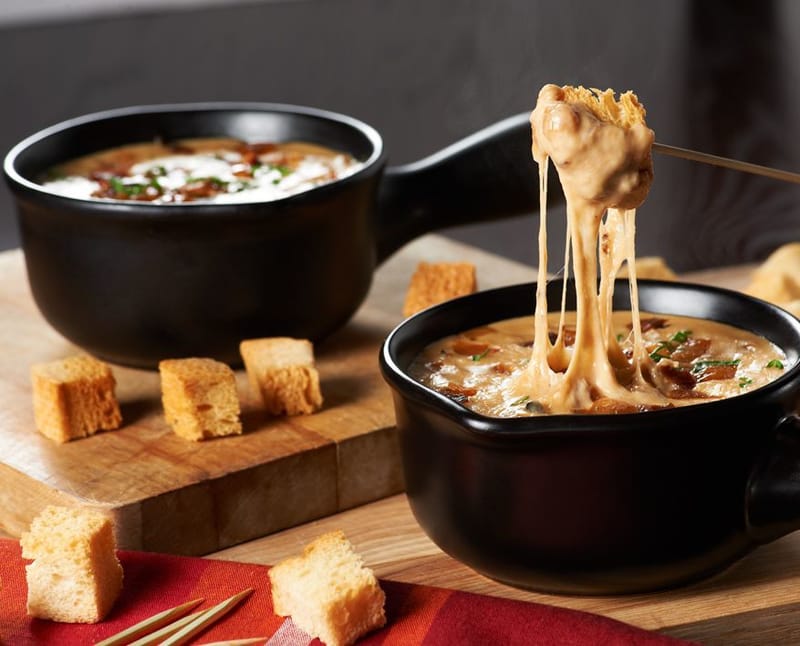 Fondue savoyarde aux cèpes