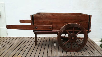RESTAURAR - Carrito de jardín