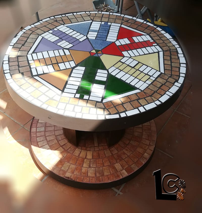 MESA PARCHÍS - Reutilizando bobina de cable